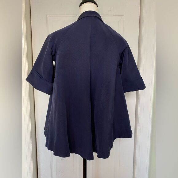 1950s Midnight Blue Petti Short Coat - Picture 7 of 8